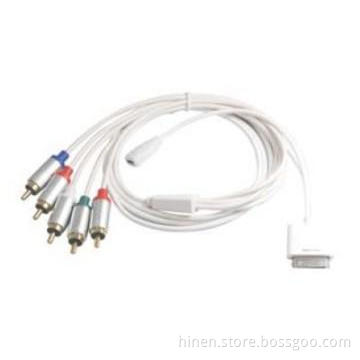 Component AV Cable with Micro USB for iPod/iPhone/iPad